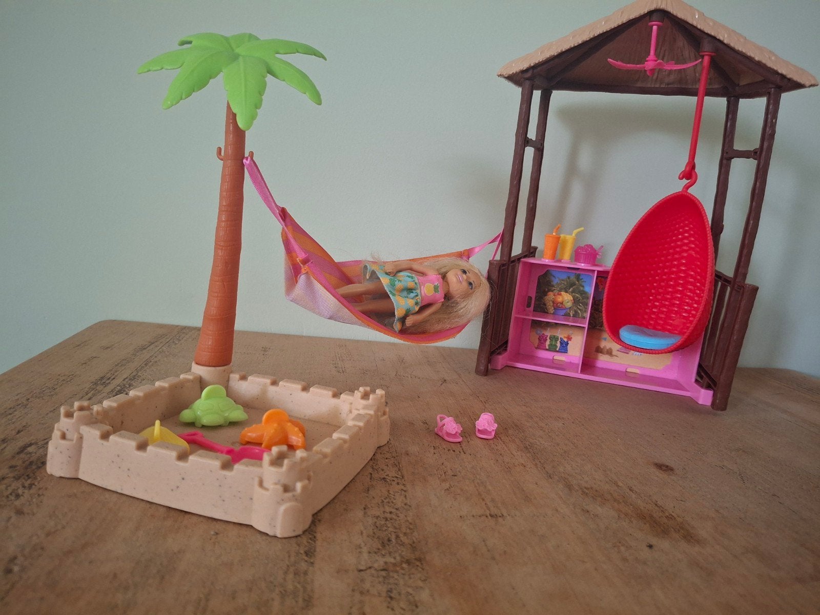 Barbie Chelsea Tiki Hut Speelset, Kinderen en Baby's, Ophalen of Verzenden, Gebruikt, Barbie