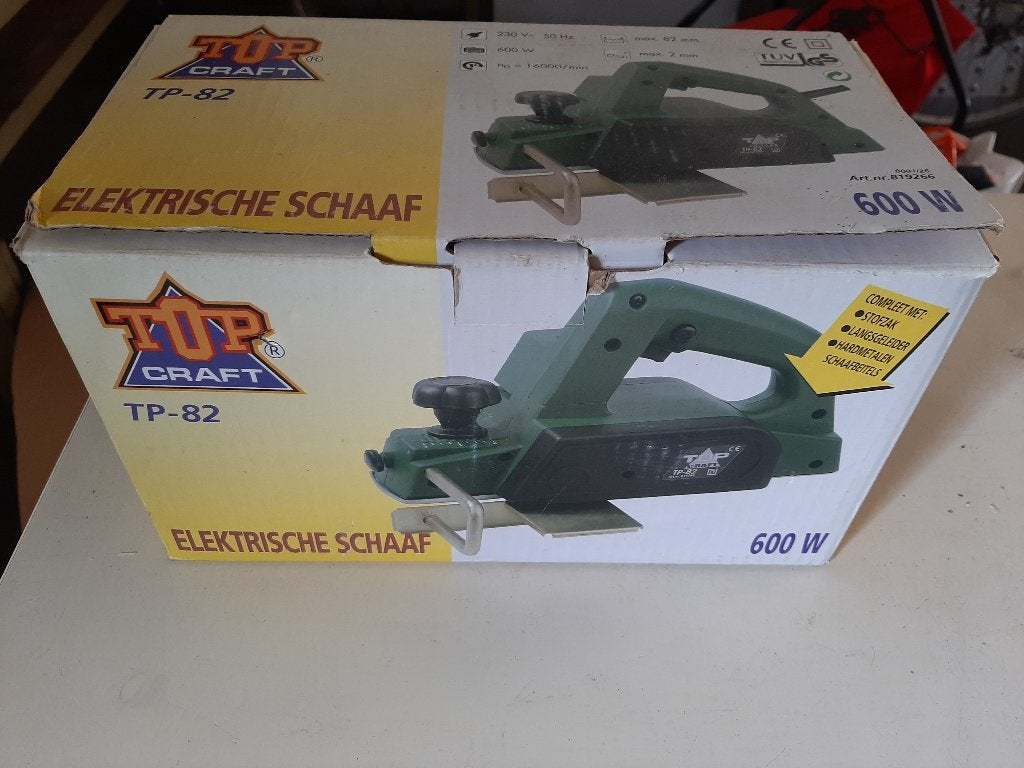 Top Craft electrische schaaf, Doe-het-zelf en Verbouw, Ophalen of Verzenden