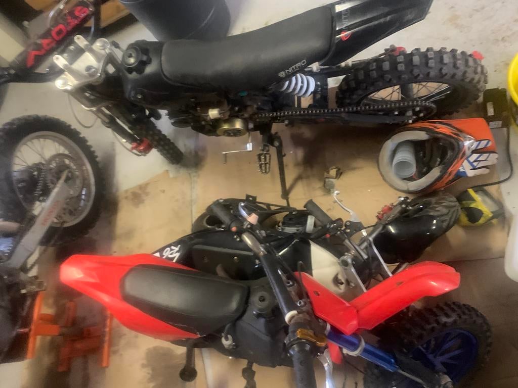3 motors te koop, Fietsen en Brommers, Minibikes, Midibikes en Pitbikes, Ophalen, Zo goed als nieuw, Overige typen