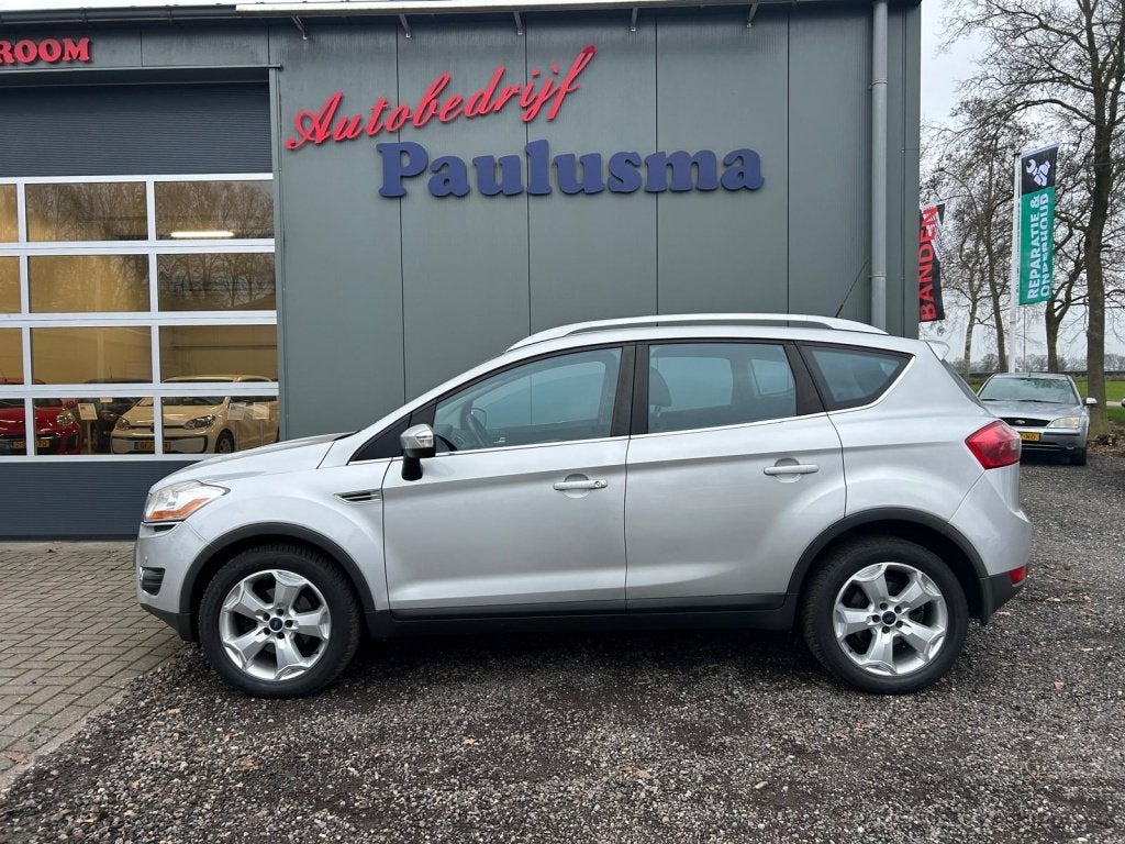 Ford Kuga 2.0 TDCi 6Bak|Airco|Elec.pak|Cruise (bj 2008), 1513 kg, 136 pk, Gebruikt, Zwart