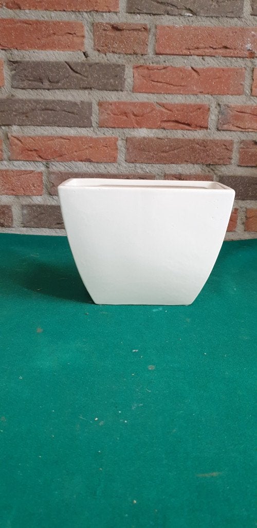 Bloempot wit aardewerk, Ophalen of Verzenden, 'T Olde Gre-j, Info@toldegrej.nl, Endepoelstraat 20f Didam