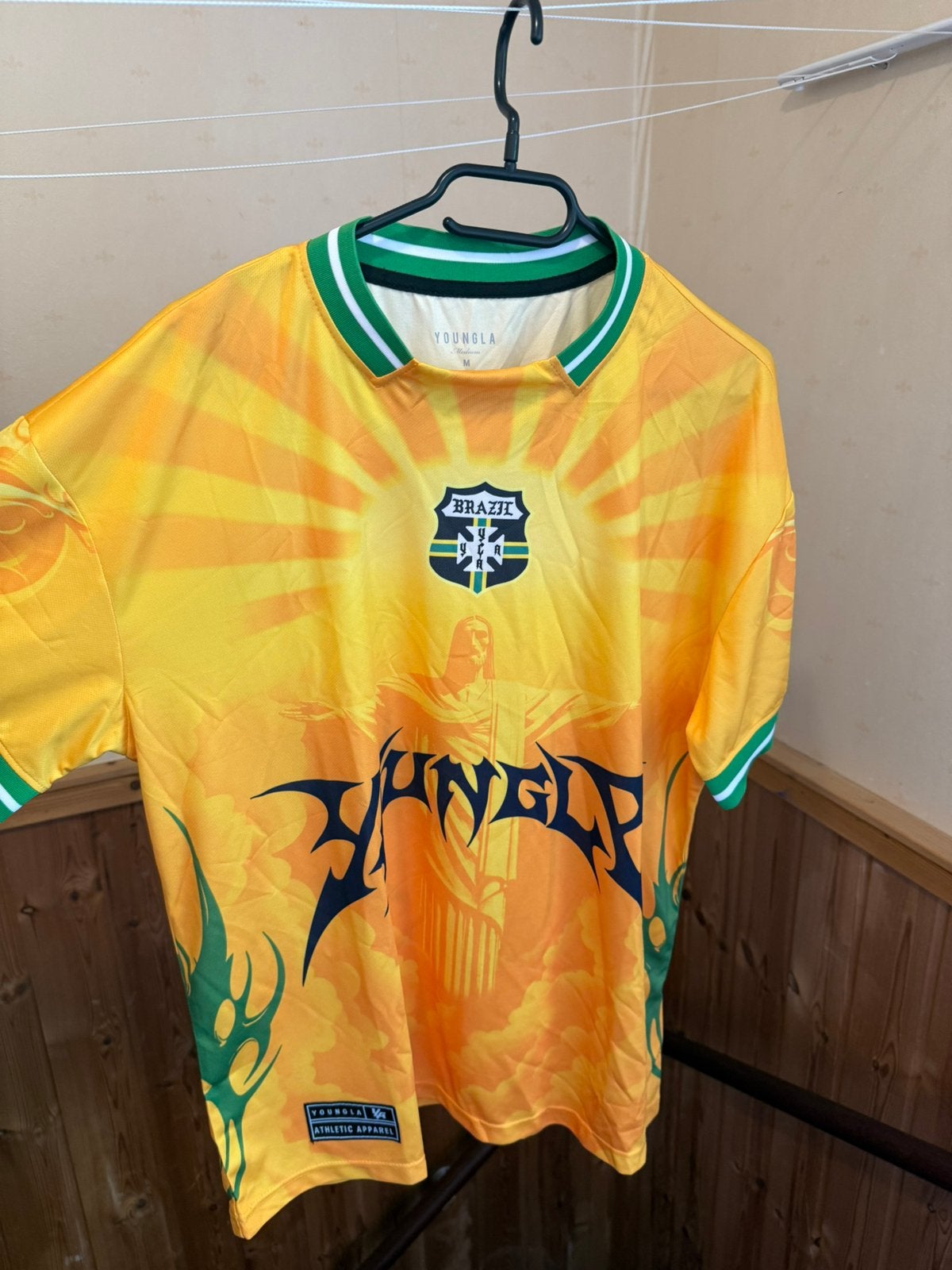 Youngla brazilie shirt football maat M, Ophalen, Zo goed als nieuw, Buitenlandse clubs, Shirt