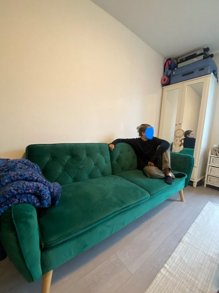 Slaapbank. sofa bed, Ophalen, Gebruikt, 90 cm, 210 cm