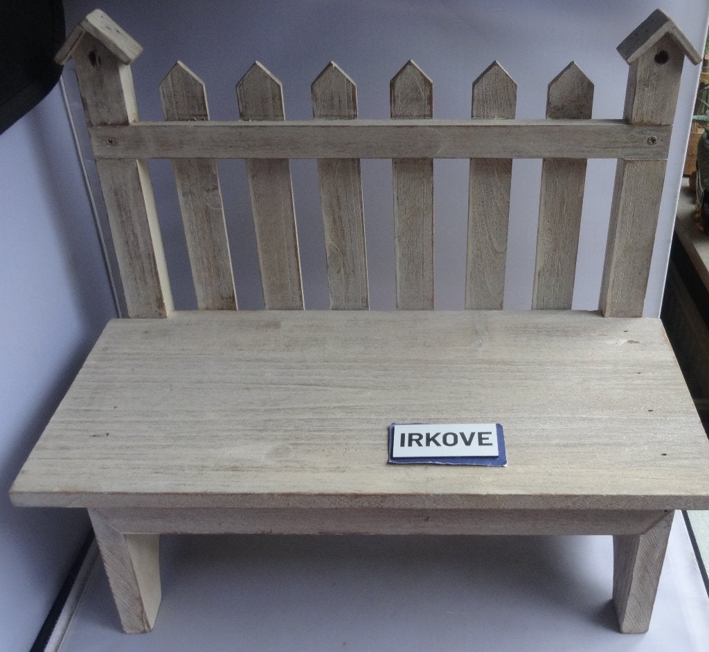 HOUTEN BANKJE * Voor Poppen - Beren of Planten *, Huis en Inrichting, Woonaccessoires | Overige, Verzenden, Nieuw, Hout, Landelijk