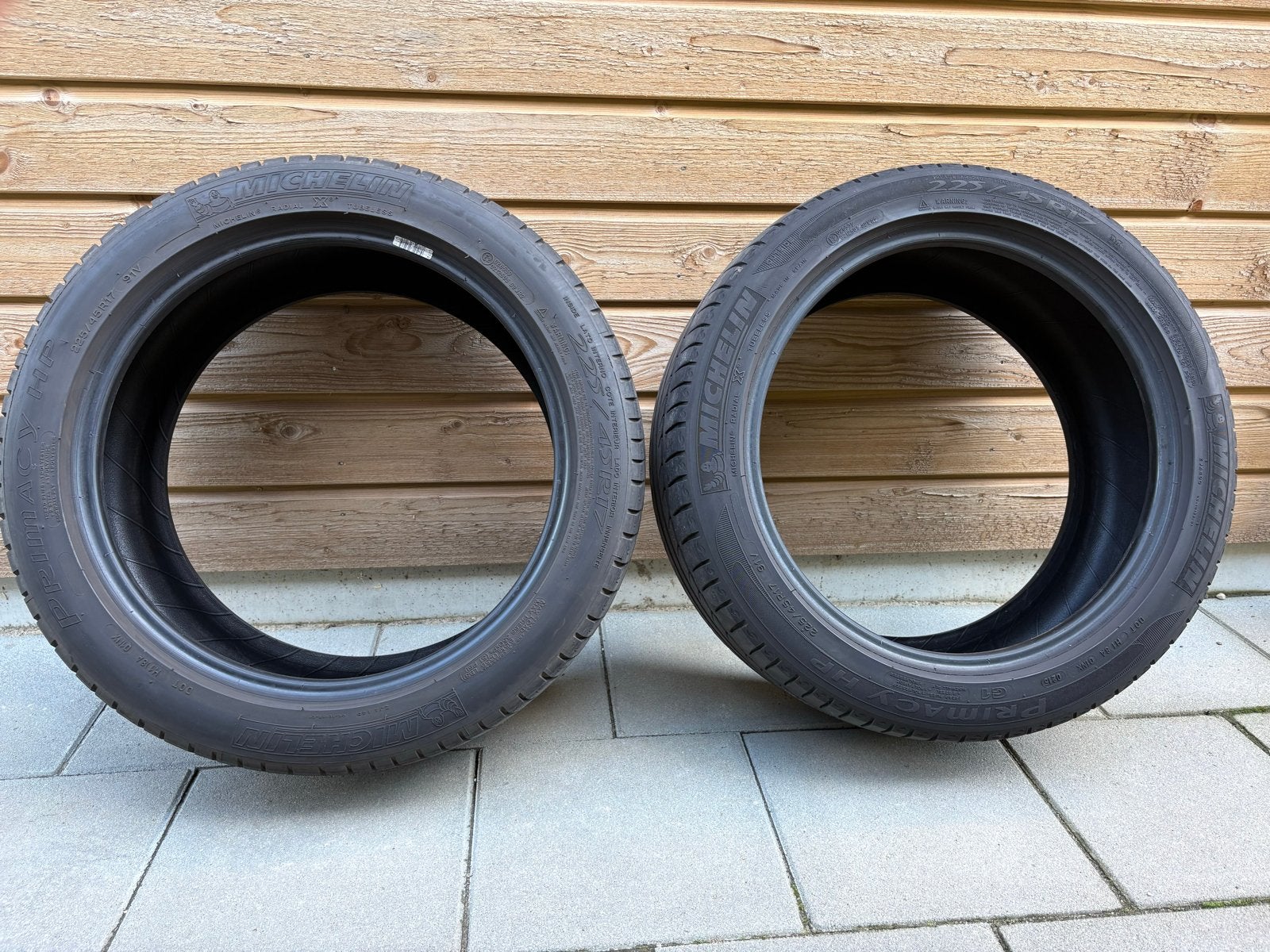 Set Michelin zomerbanden 4mm profiel - Primacy HP 225/45 R17, Ophalen, Gebruikt
