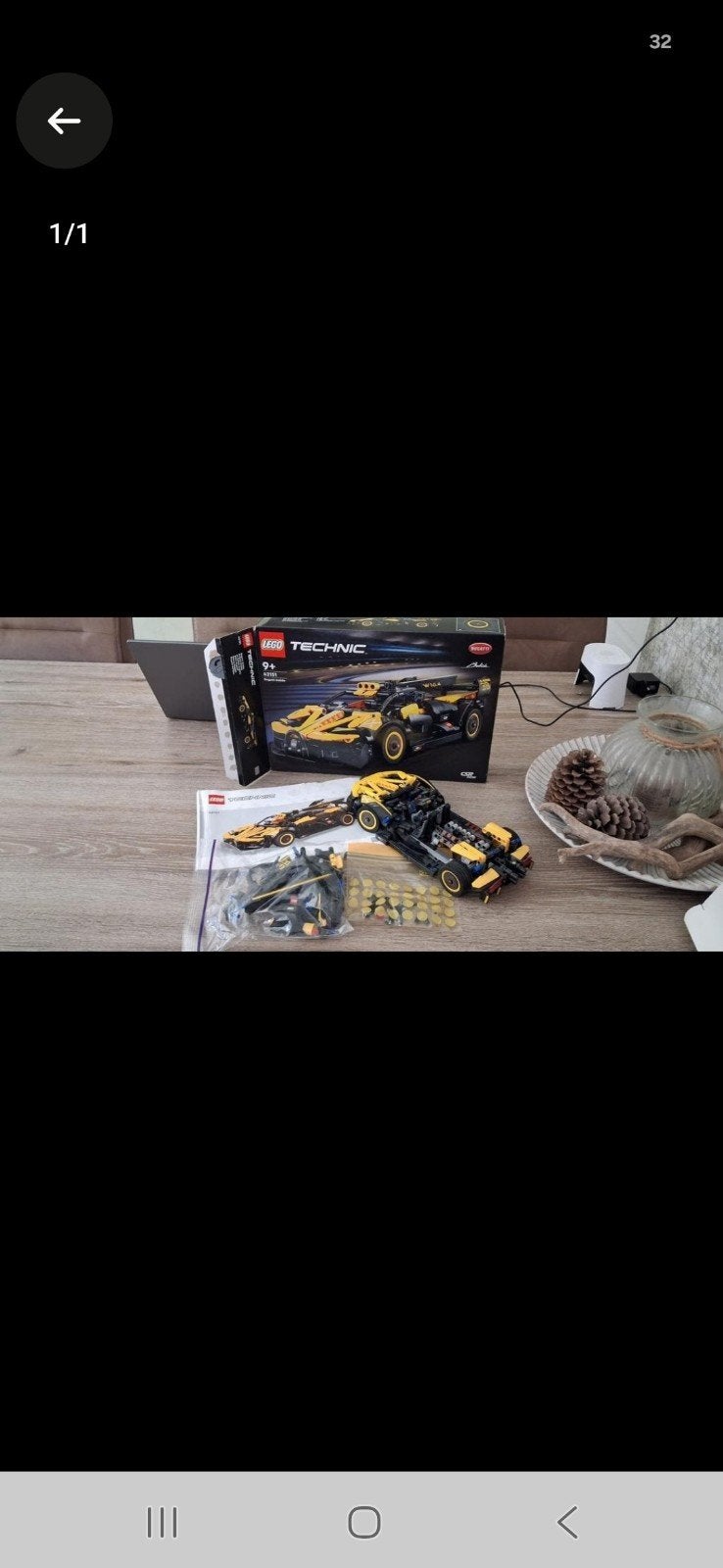 LEGO Technic Bugatti Chiron 42083 - Zo goed als nieuw, Ophalen of Verzenden