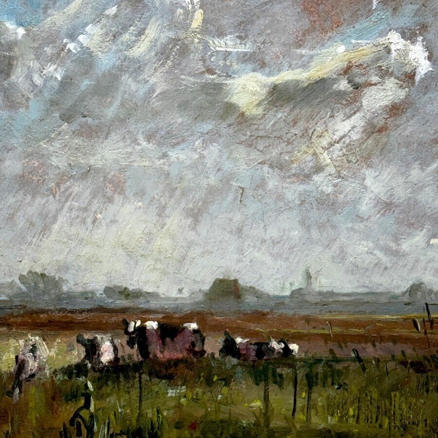 Jan van der Kooi (1957), olieverfschilderij, Paneel, Oud hollands, Ophalen of Verzenden, Olieverf