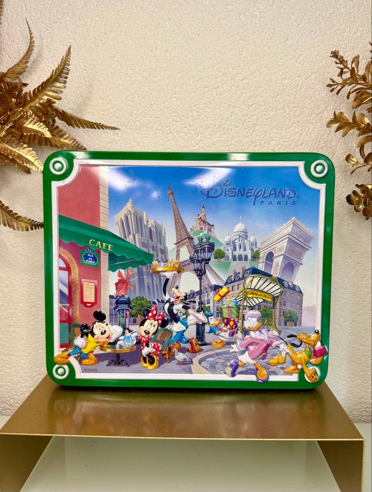 Disneyland Parijs Blikken Koekjesdoos Mickey & Vrienden, Verzamelen, Ophalen of Verzenden, Gebruikt, Overige