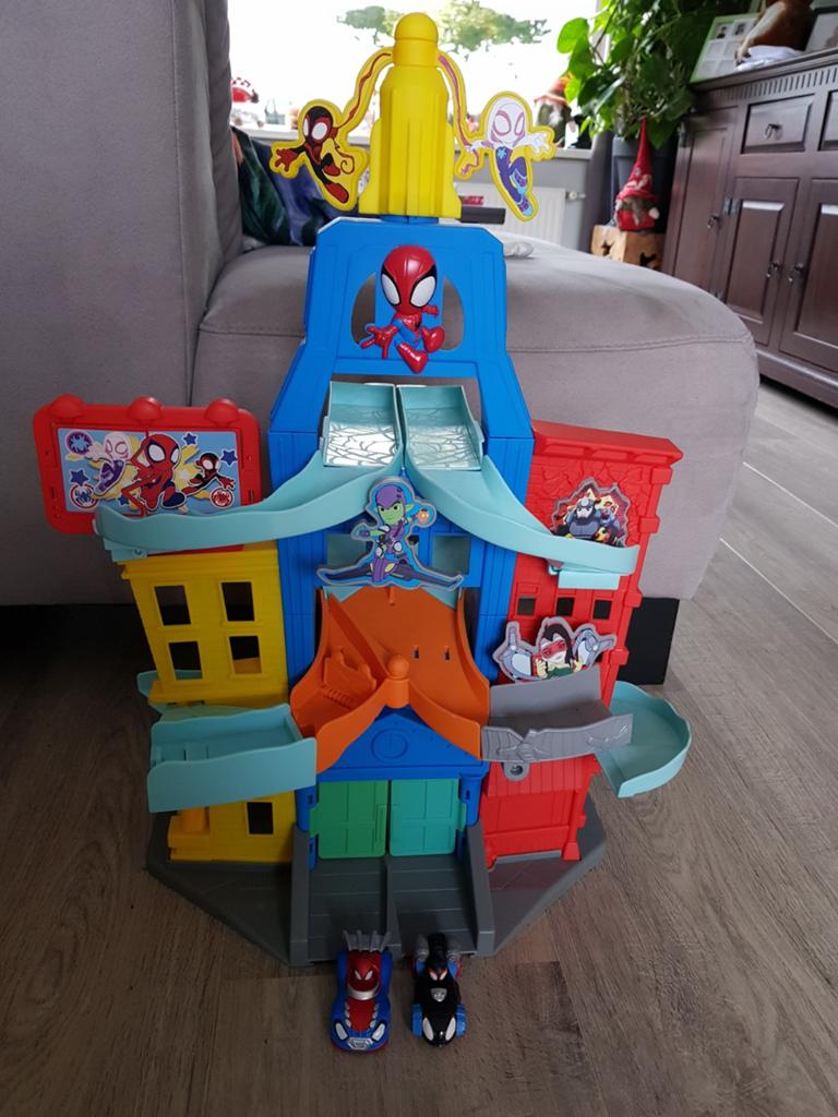 Spidey racebaan, Ophalen, Zo goed als nieuw, Handmatig, Racebaan