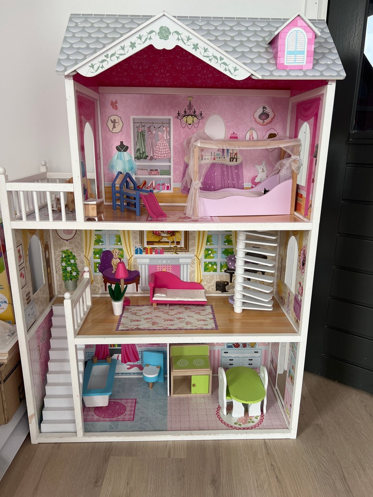 Bandits & Angels houten poppenhuis, Ophalen, Gebruikt, Overige typen