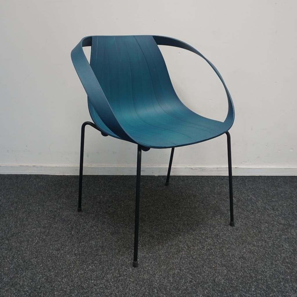 Moroso Impossible Wood tuinstoel | Armstoel | Ocean Blue, Gebruikt, -, Blauw, -
