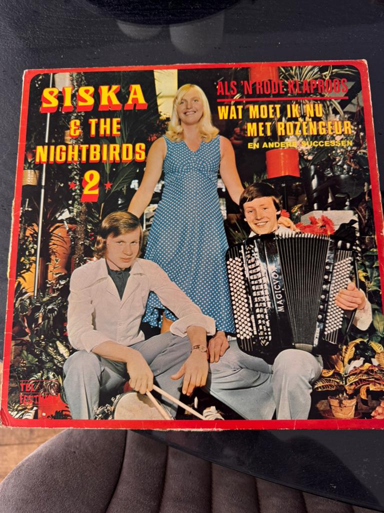 Siska & The Nightbirds 2 - Als 'n Rode Klaproos Vinyl LP, Gebruikt, Ophalen of Verzenden, 1970 - 1979, Levenslied of Smartlap