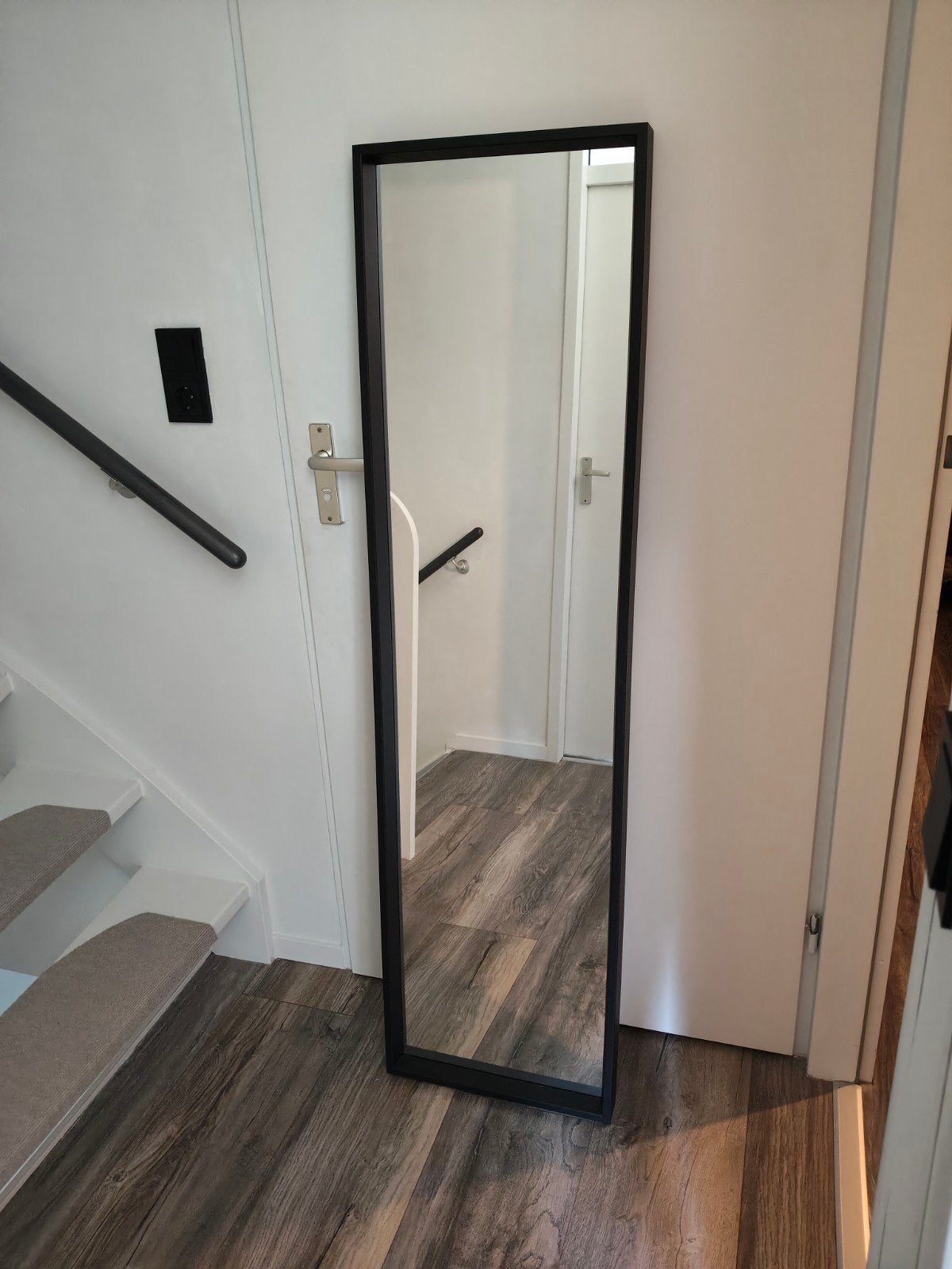 Spiegel zwart, Huis en Inrichting, Woonaccessoires | Spiegels, Ophalen
