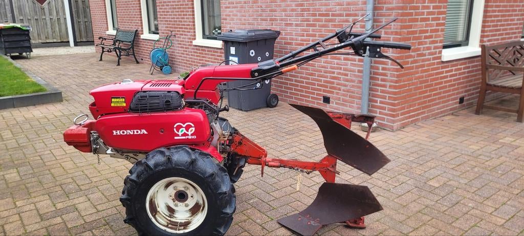 Honda F810 Tuinfrees/Tuintrekker met Wentelploeg, Tuin en Terras, Ophalen, Gebruikt, Overige soorten, Honda