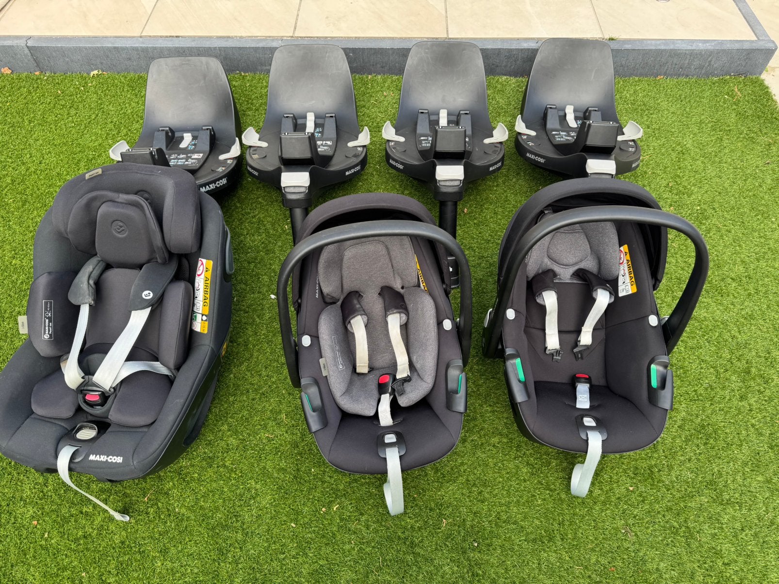 4x base 360 familyfix 2x pebble maxi cose 1x pearl stoel, Kinderen en Baby's, Ophalen, 9 t/m 18 kg, Zo goed als nieuw, Isofix