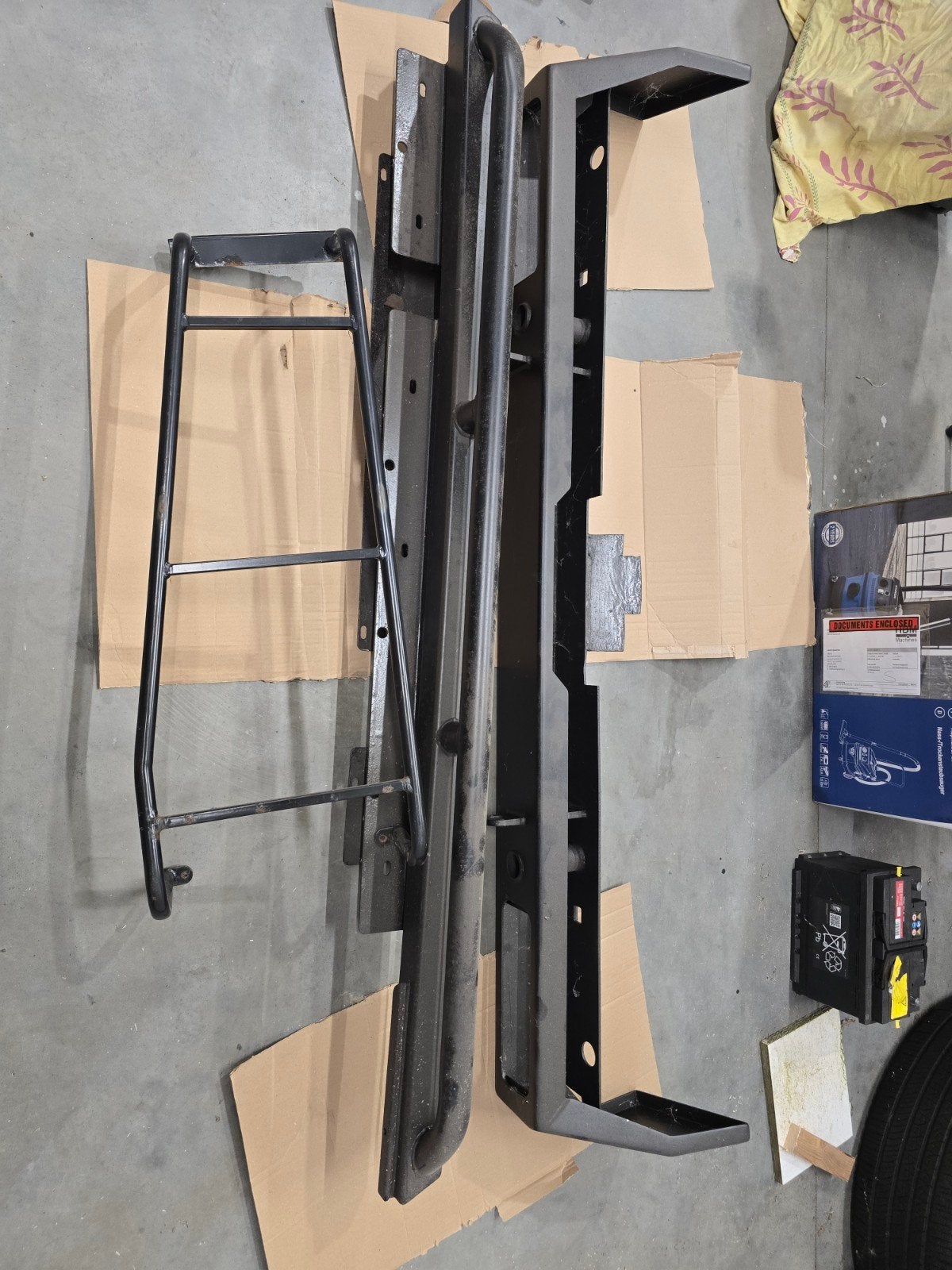 Stalen achterbumper en side bars voor Land Rover Discovery 2, Ophalen, Voor, Land Rover, Bumper