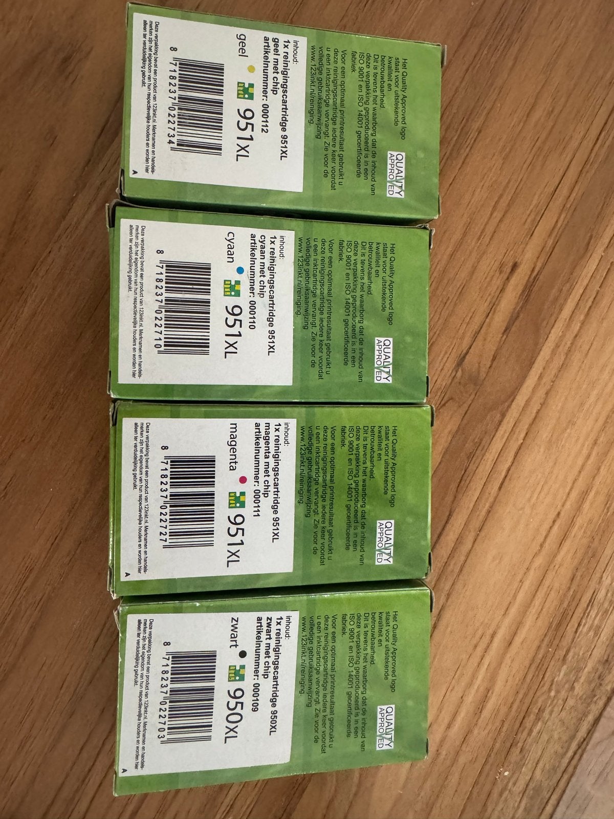 Reinigingscartridges 950XL & 951XL (4 stuks), Ophalen of Verzenden, Nieuw, Cartridge