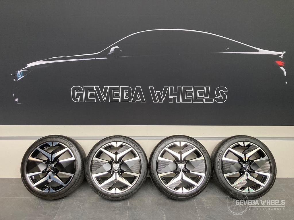 17” originele Peugeot 208 GT (e) velgen + banden 4x108 98513, Gebruikt, -, -, Banden en Velgen