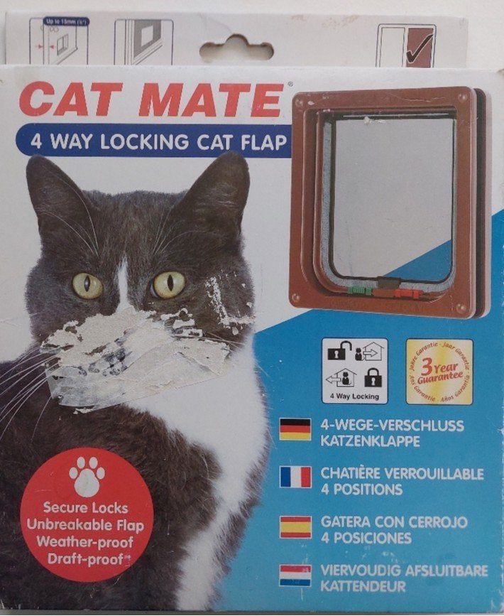 Cat Mate, afsluitbare kattenluik (NIEUW),, Dieren en Toebehoren, Ophalen of Verzenden, Nieuw