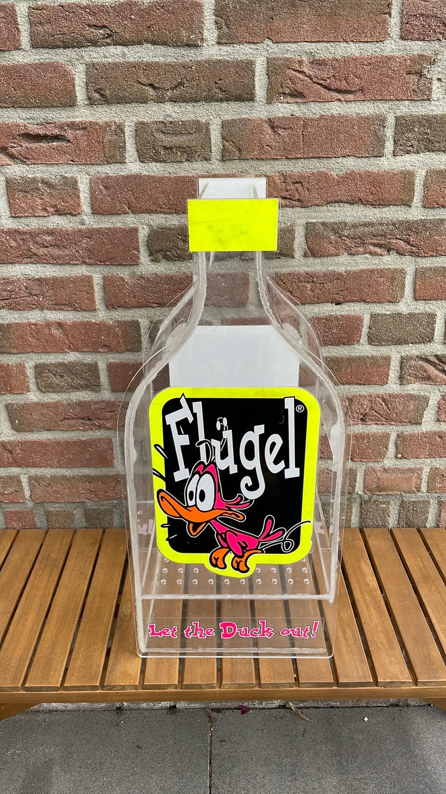 Flugel kroeg display, Ophalen, Reclamebord