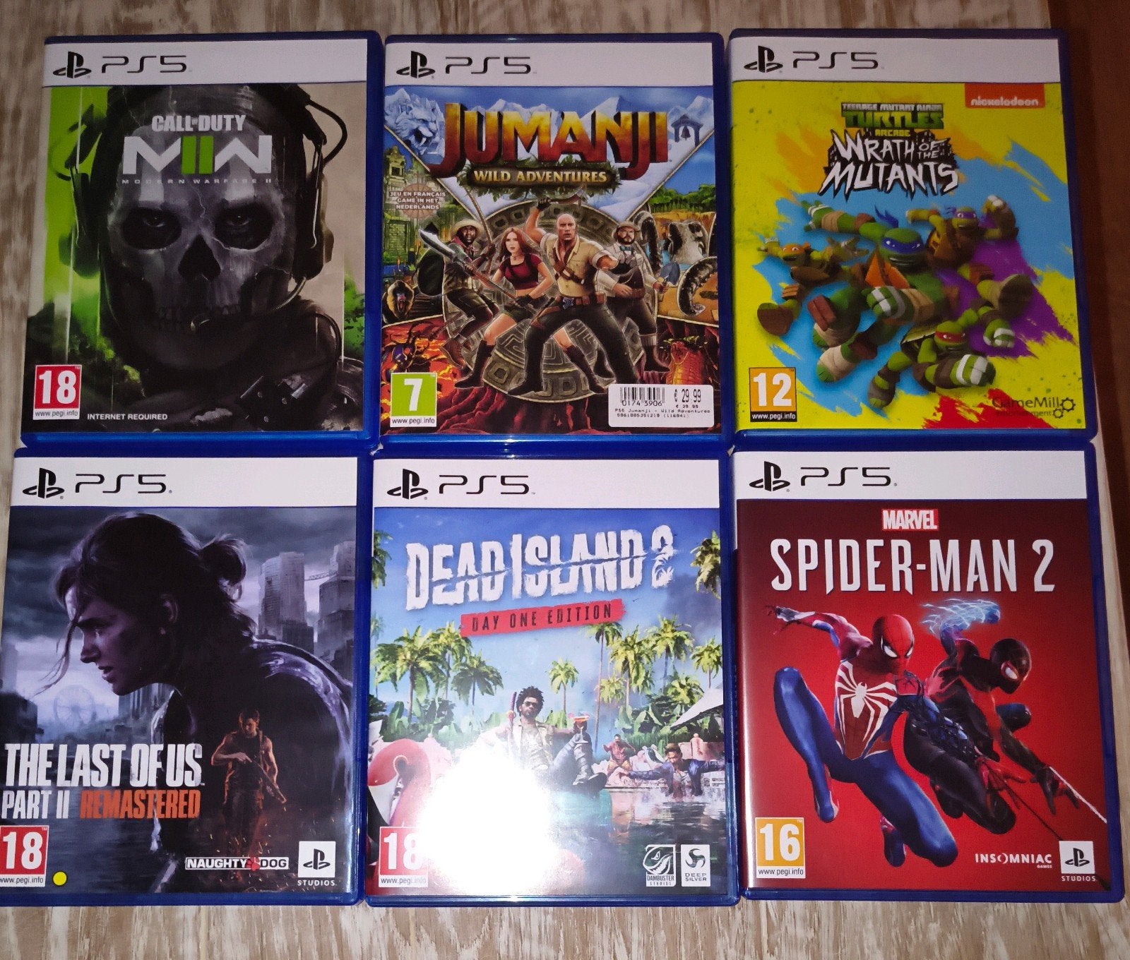 PS5 Games Bundel: Call of Duty, Spider-Man 2, The Last of Us, Spelcomputers en Games, Games | Sony PlayStation 5, Online, Vanaf 18 jaar