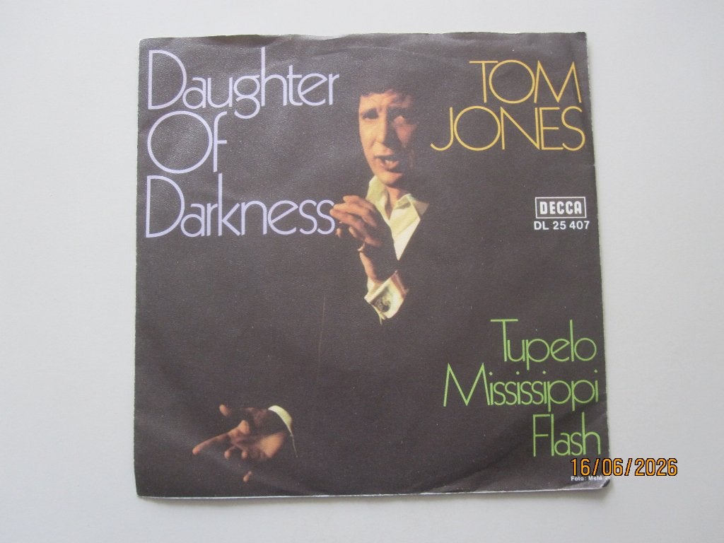 TOM JONES -  daughter of darkness - vinyl 7", Cd's en Dvd's, Vinyl Singles, Gebruikt, 7 inch, Single, Ophalen of Verzenden