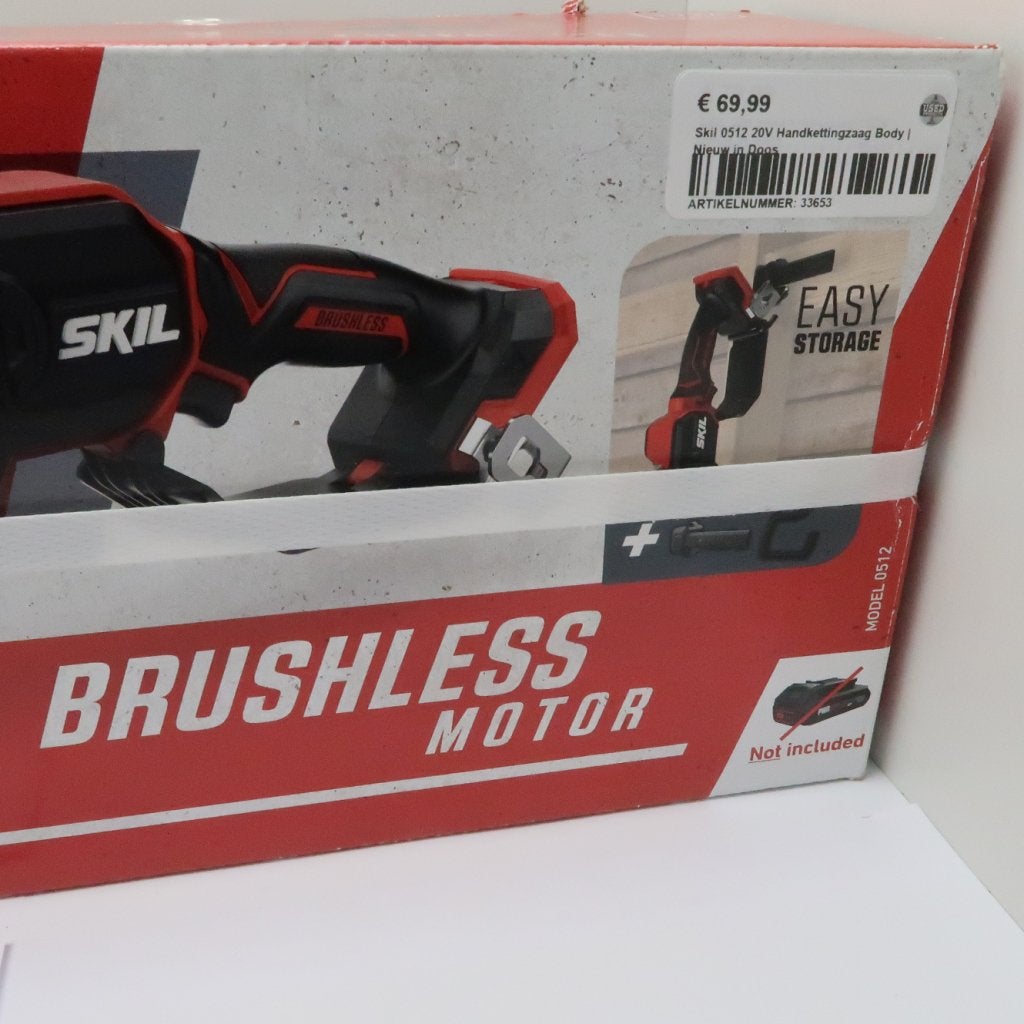 Skil 0512 20V Handkettingzaag Body | Nieuw in Doos, Skil, Gebruikt, Support@skil.com, 1000 Muirfield Drive, Suite 300, 
Schaumburg, IL 60173
USA