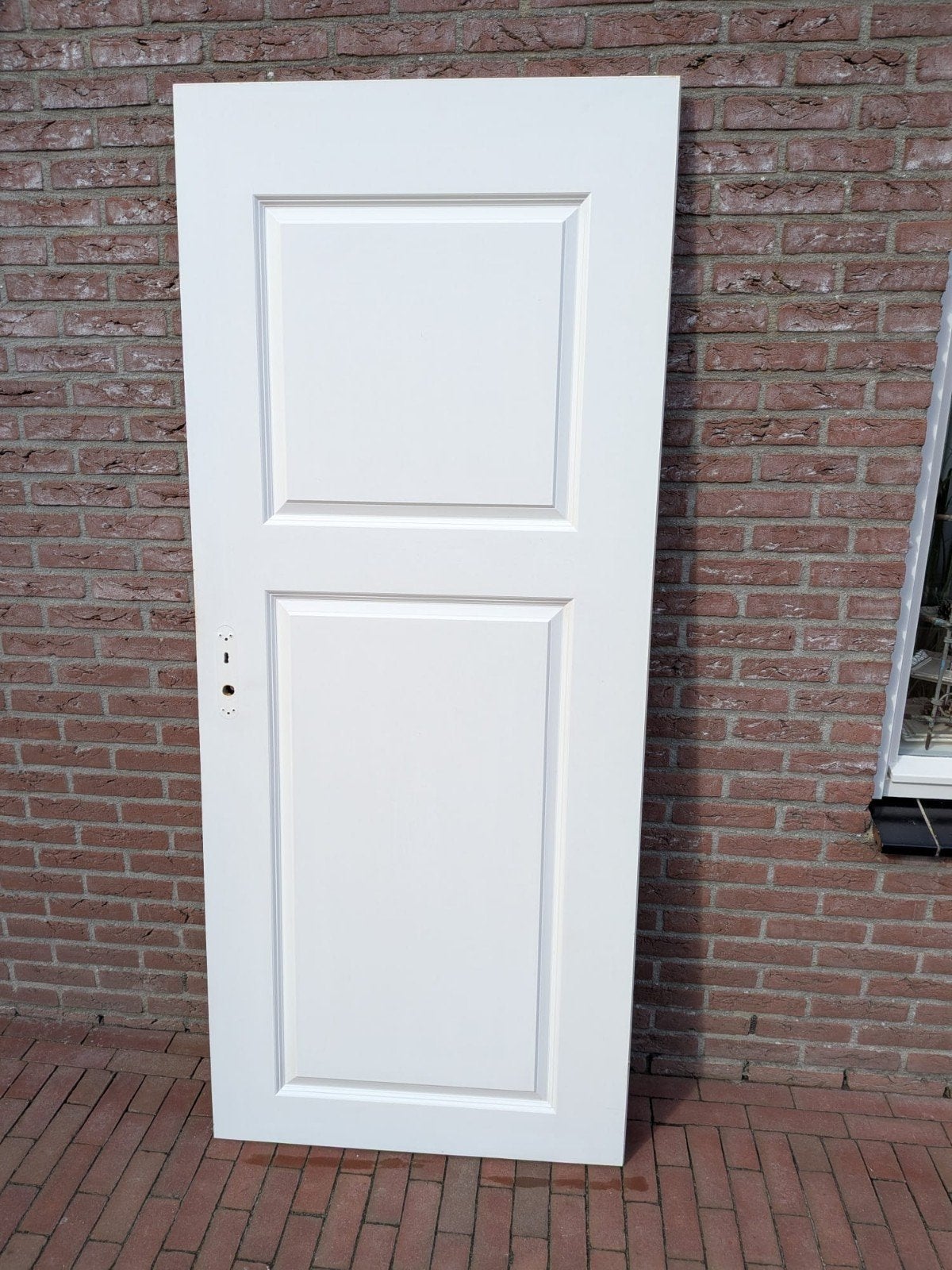Nette opdekdeur, Ophalen, 80 tot 100 cm, Binnendeur, Zo goed als nieuw