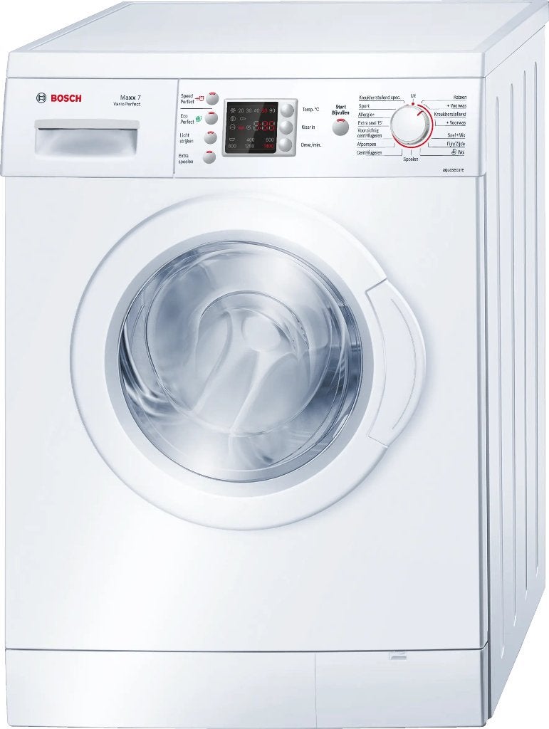 Bosch WAE28427NL Maxx 7 Wasmachine – 7 kg – 1400 Toeren, Witgoed en Apparatuur, Refurbished, Ophalen of Verzenden, Voorlader, Kort programma