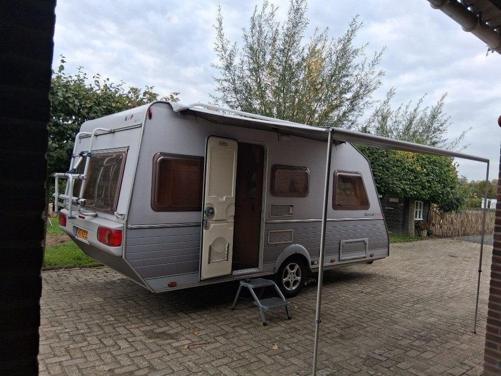 Te koop: goed onderhouden en comfortabele Kip Starline 47, Caravans en Kamperen, Luifel, Kip, Treinzit, Particulier