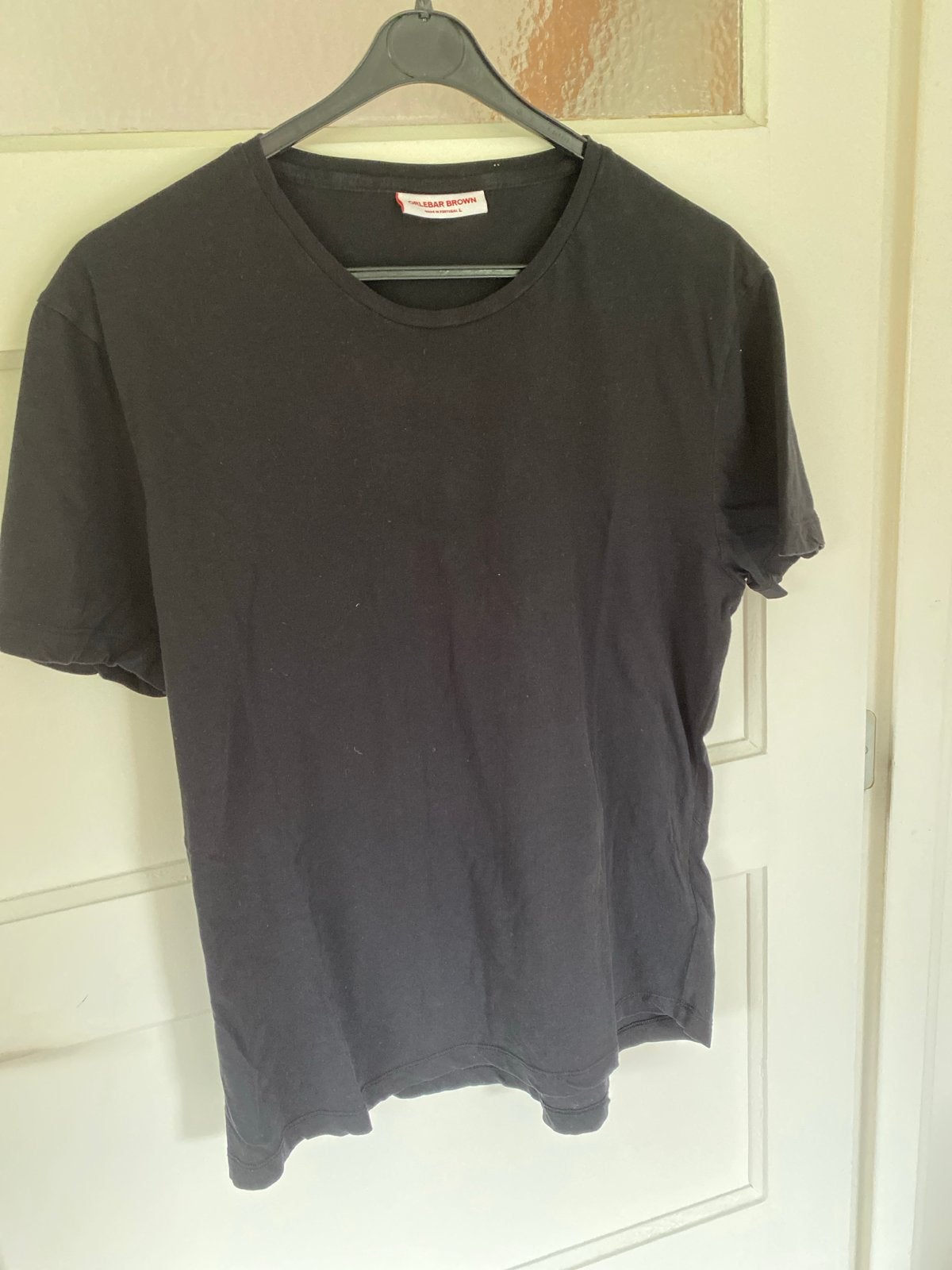 Orlebar Brown Zwart Katoenen T-shirt Maat L Portugal, Verzenden, Zo goed als nieuw, Maat 52/54 (L), Zwart