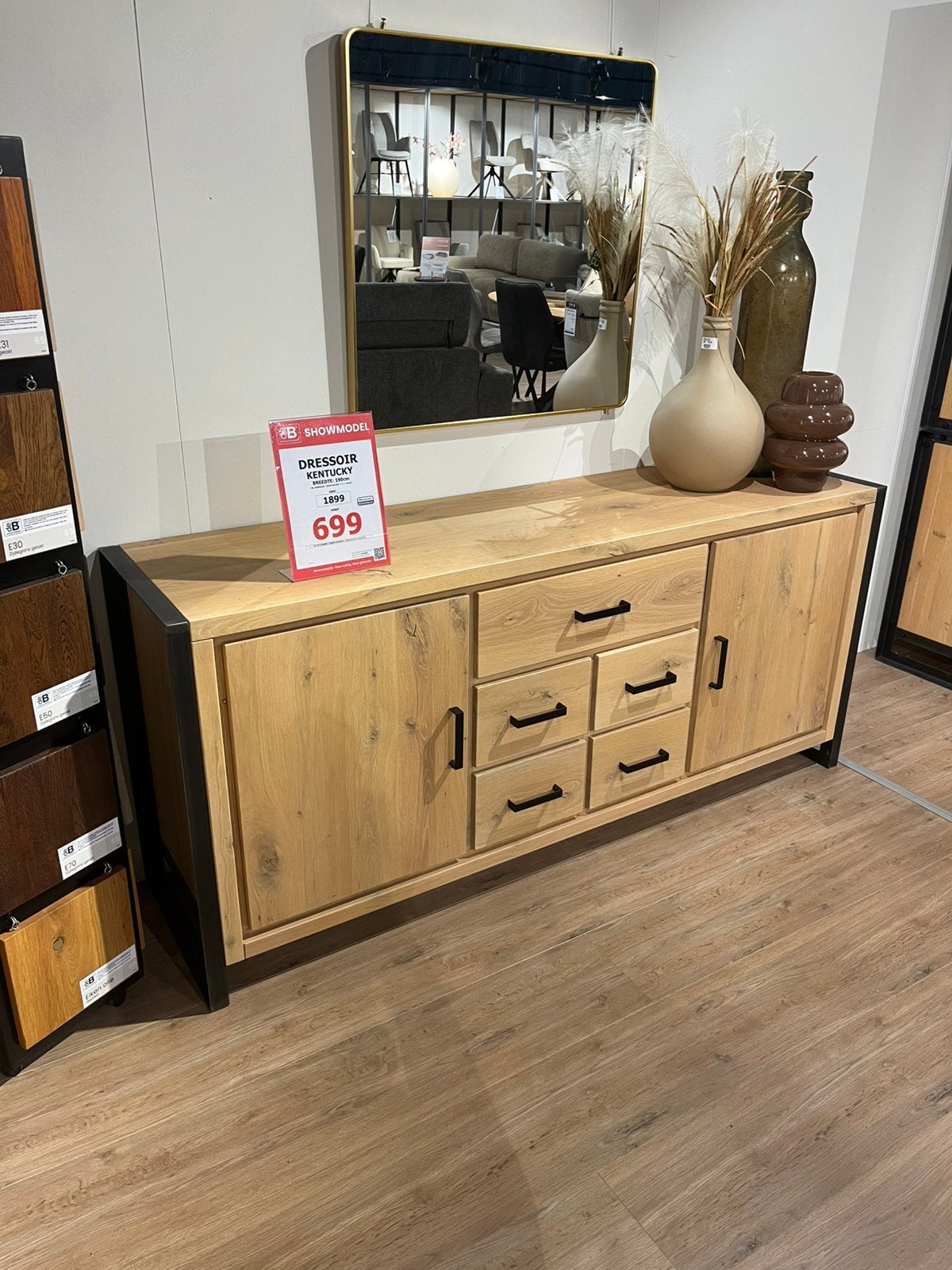 Dressoir Kentucky, Ophalen, Met lade(s), 150 tot 200 cm, Zo goed als nieuw