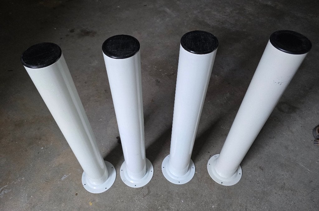 tafelpoten 71cm(h) 9/15,5 (doorsnee) wit, Ophalen, Tafelpoot, Minder dan 50 cm, Gebruikt