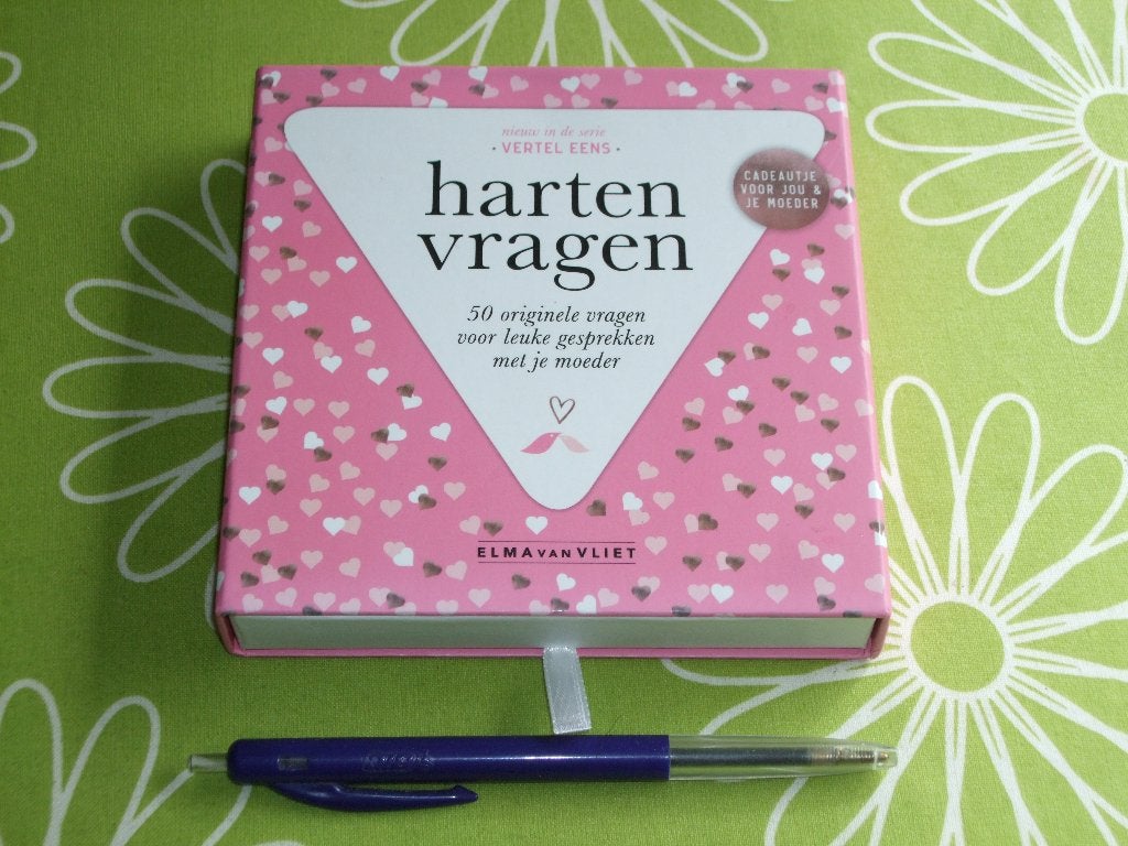 Hartenvragen - vertel eens - Elma van Vliet, Een of twee spelers, Ophalen of Verzenden, Nieuw