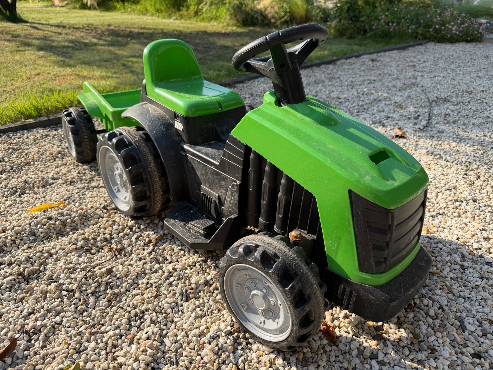 Kleine elektrische kindertractor met aanhanger, Ophalen, Gebruikt, Overige typen