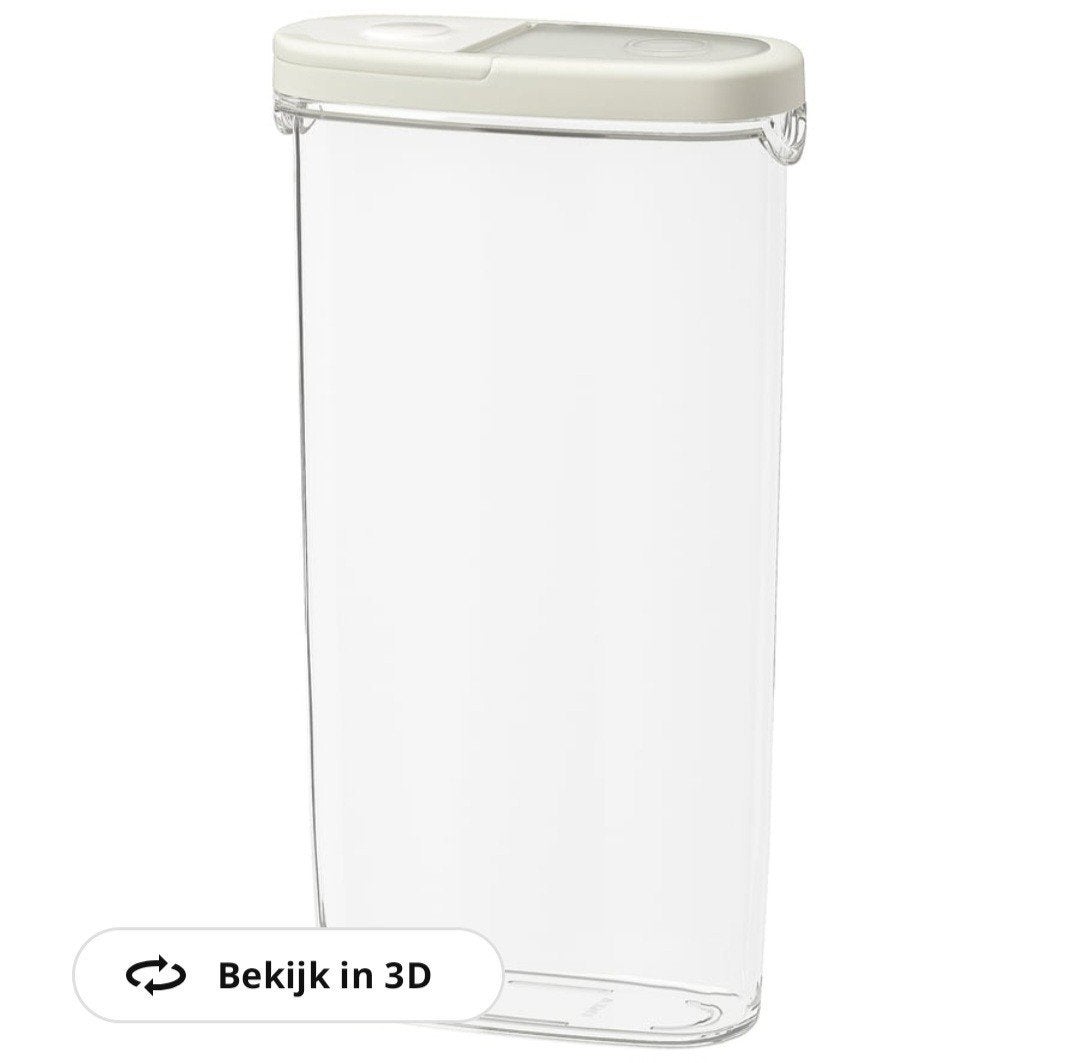 Ikea voorraadbussen, Ophalen, Zo goed als nieuw, Kunststof