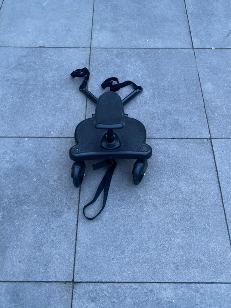 Meerijdplankje met zitje voor kinderwagen, Ophalen of Verzenden, Zo goed als nieuw, Kinderwagen, Overige merken