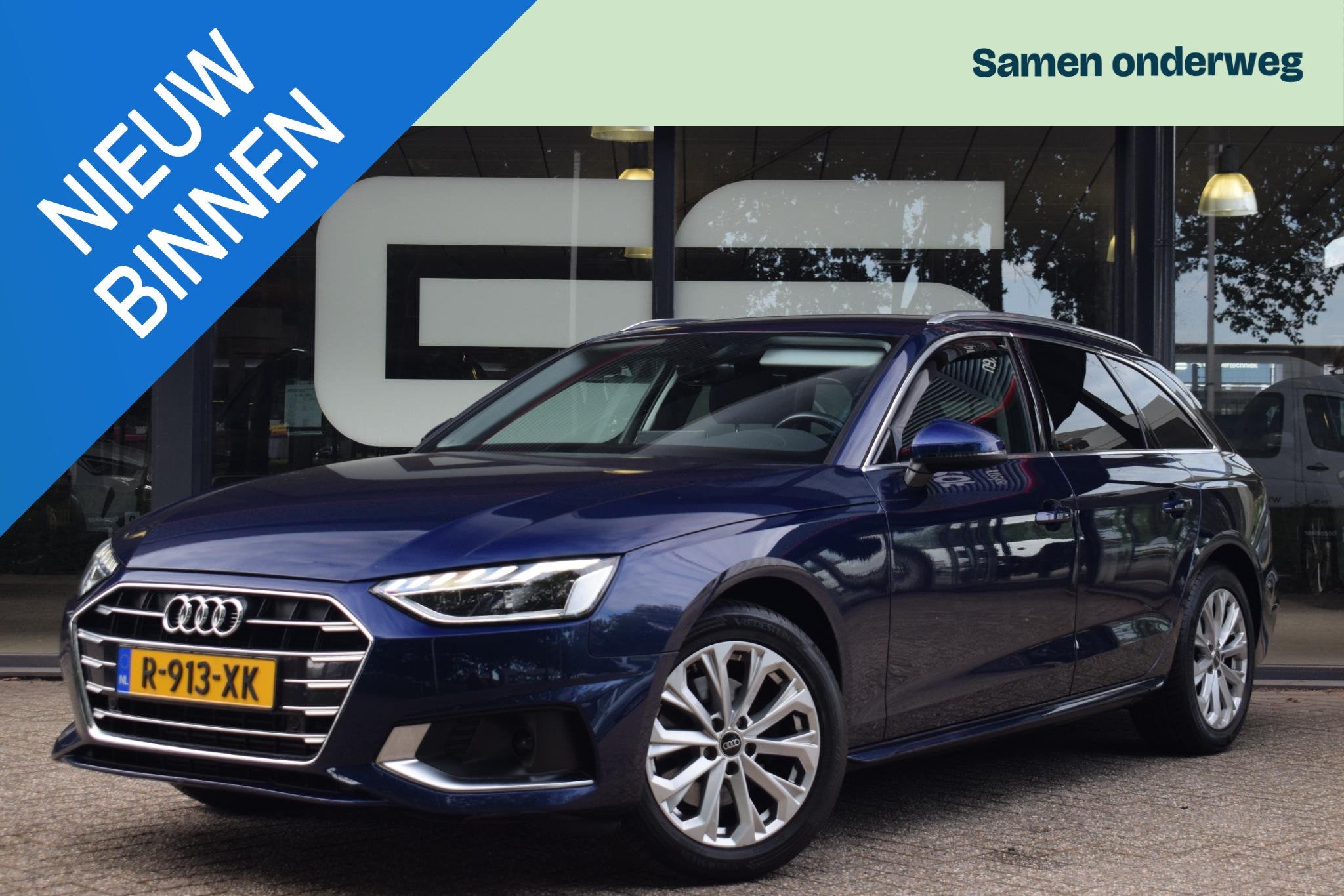 Audi A4 Avant 35 TFSI Advanced Edition TREKHAAK|CARPLAY|CRUI, Auto's, Dealer onderhouden, Stof, Gebruikt, 4 cilinders