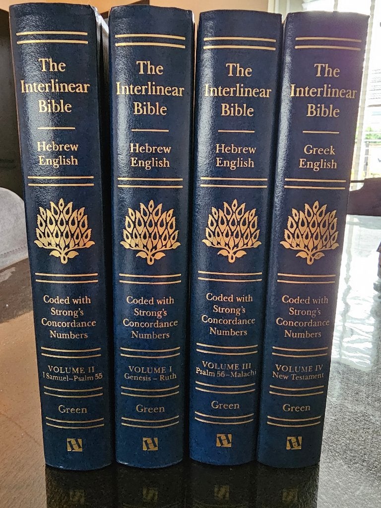 Interlinear Bible 4 delen, Boeken, Verzenden, Zo goed als nieuw