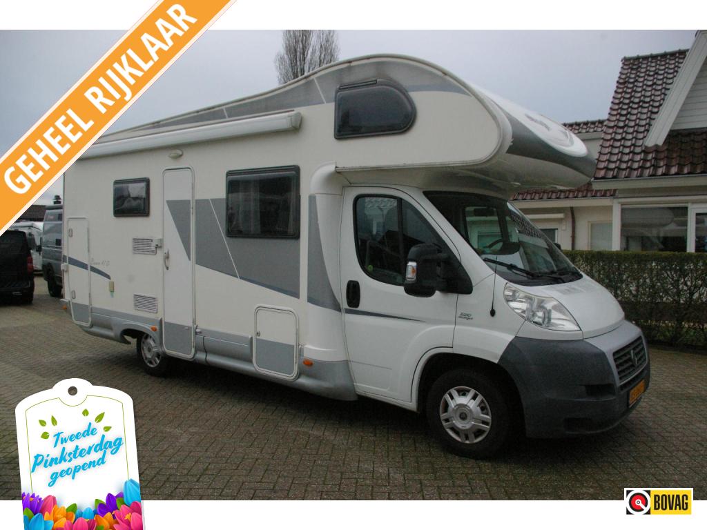 Elnagh Baron 47 D Dwars stapelbed, 2x airco, Overige merken, Alkoof, Fiat, Treinzit