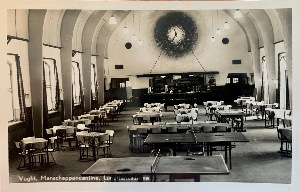 Vught, Lunetten Kazerne, kantine jaren '50, Verzenden, 1940 tot 1960, Gelopen, Noord-Brabant