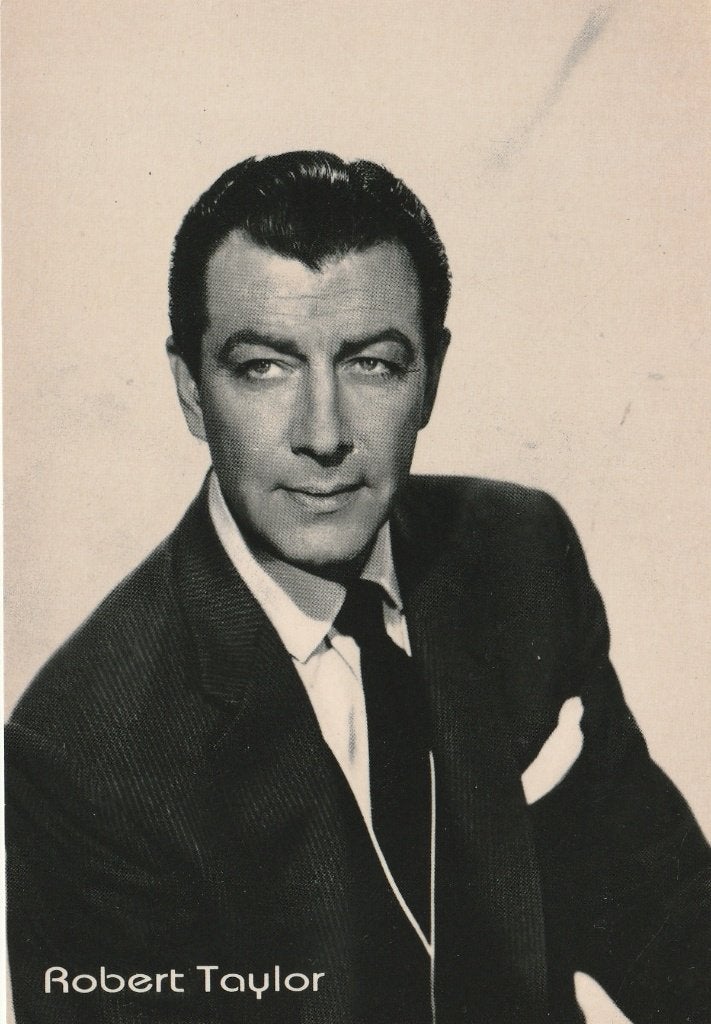 Kaart Robert Taylor, Verzenden, 1980 tot heden, Ongelopen, Sterren en Beroemdheden