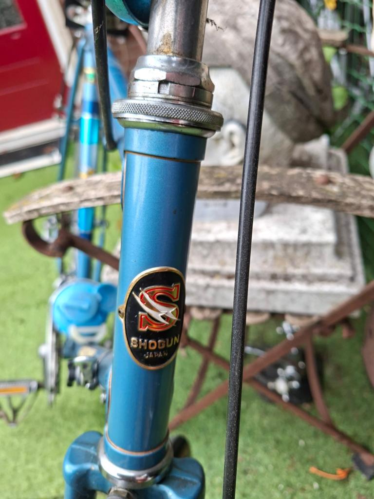 Vintage Shogun racefiets - Blauw, 10 versnellingen, Overige merken, 28 inch, Gebruikt, Ophalen of Verzenden