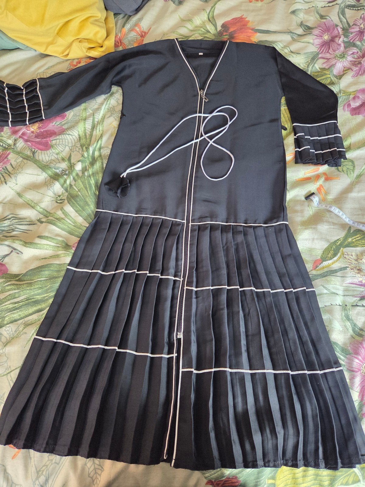 Mooie zwarte meisje jurk (abaya) feestjurk (8 &  10 jaar), Ophalen of Verzenden, Nieuw, Meisje