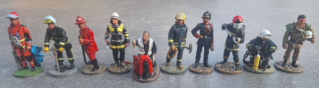 Del Prado brandweer figuurtjes 40 stuks, Verzamelen, Ophalen of Verzenden, Gebruikt, Overige typen