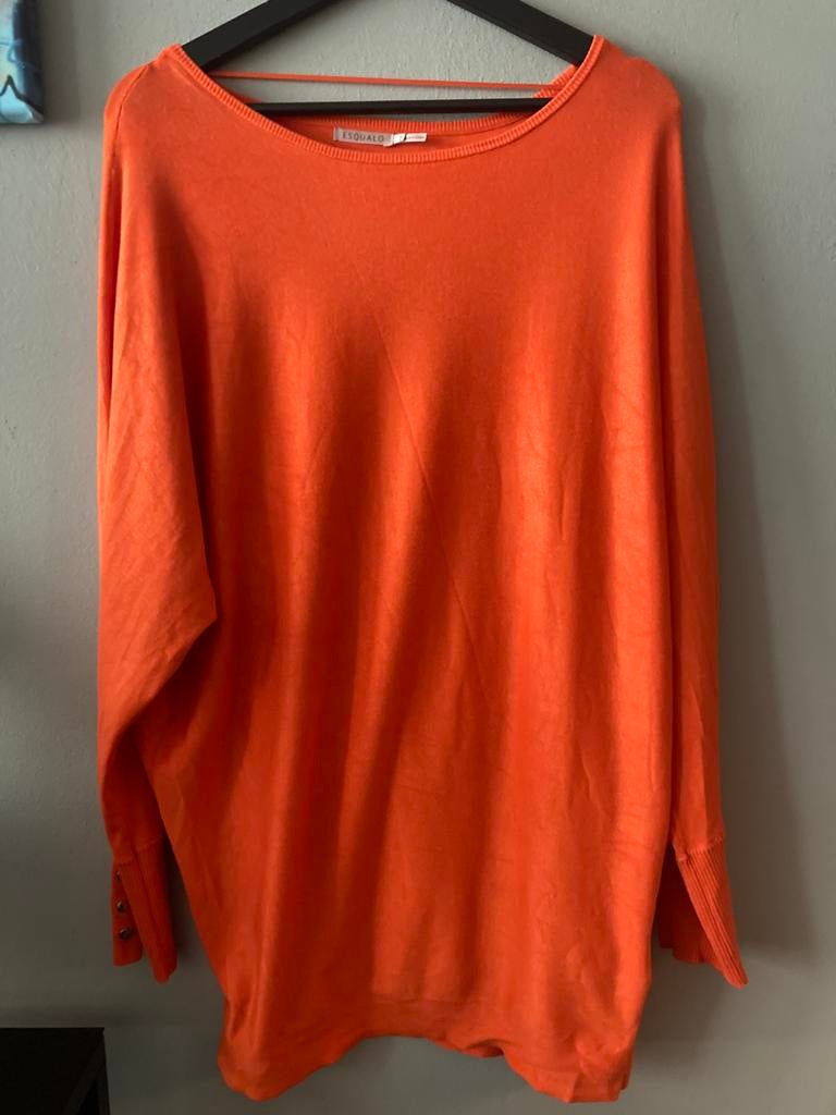 Esqualo trui oranje maat M, Ophalen of Verzenden, Zo goed als nieuw, Maat 38/40 (M), Oranje