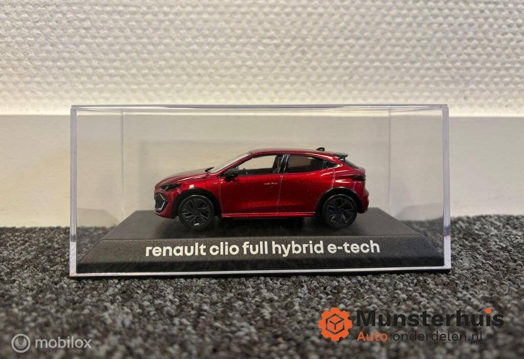 Miniatuur Renault Clio VI Alpine  full hybrid e-tech 1:43, Hobby en Vrije tijd, Ophalen of Verzenden, Nieuw, Auto, Norev