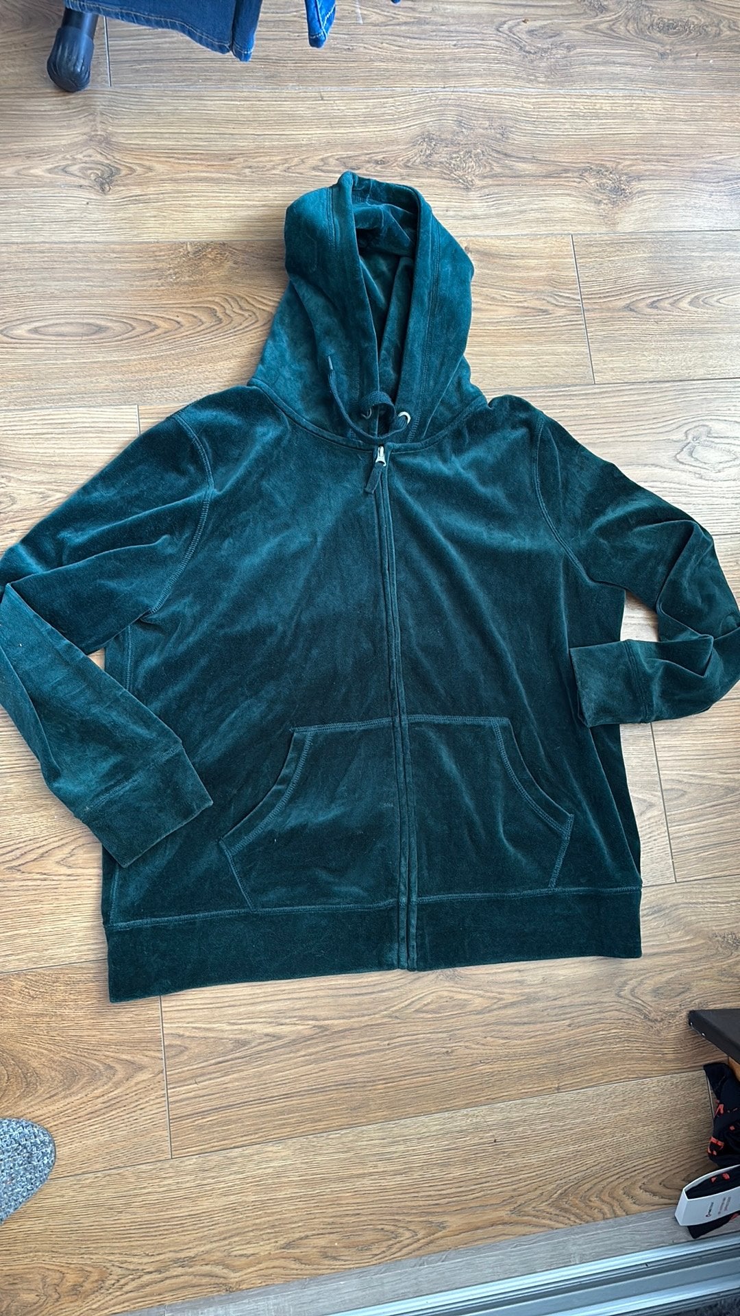 Vest met capuchon Yessica, Ophalen of Verzenden, Gedragen, Maat 46/48 (XL) of groter, Groen