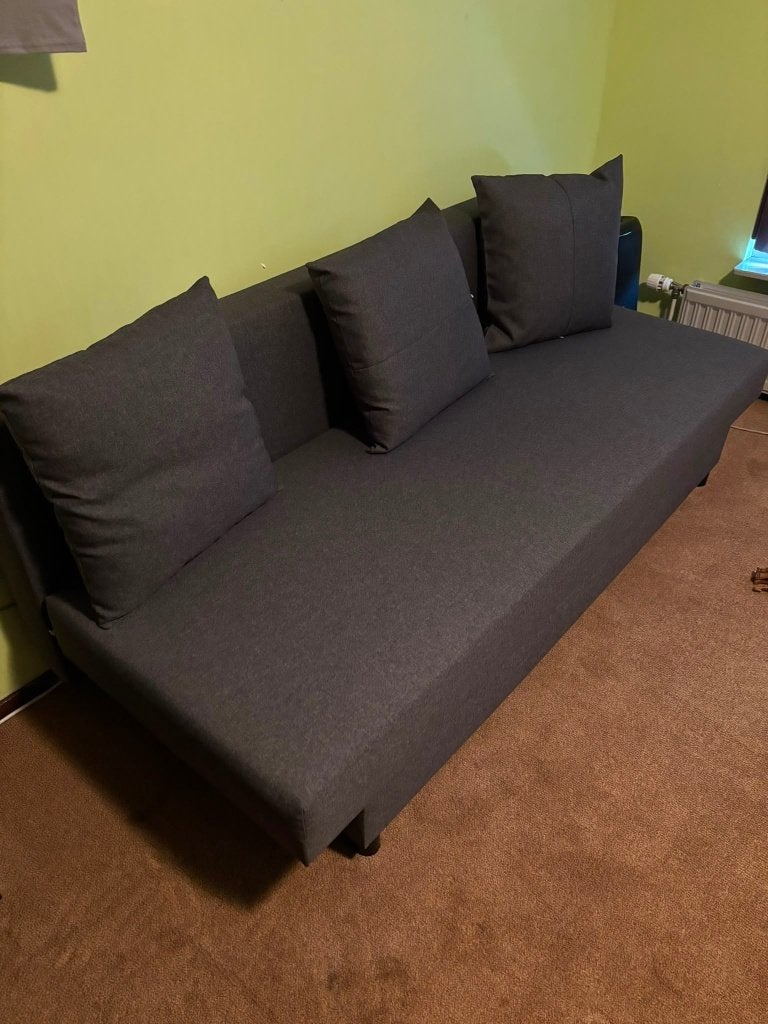 Asarum Slaapbank – Zo goed als nieuw | 190 x 128 cm, Huis en Inrichting, Slaapkamer | Slaapbanken, Ophalen, 190 cm of minder, Overige maten