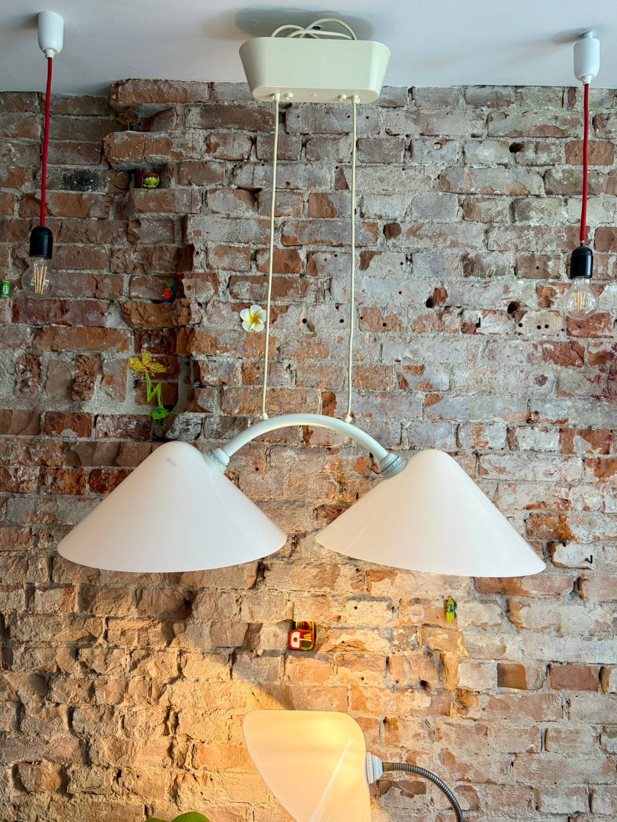 Mooie vintage ikea hanglamp Memphis stijl jaren80, Ophalen of Verzenden, Gebruikt, Kunststof